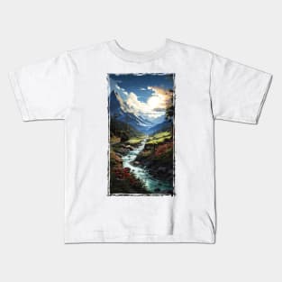 STUNNING NATURE PIXELS Kids T-Shirt